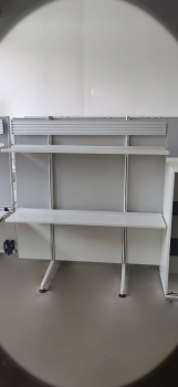 Steelcase - Trennwand- / Raumteiler - grau - 140x148