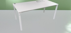 Steelcase - Schreibtisch - weiß - 160x80