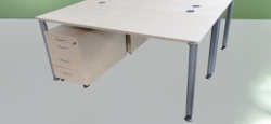 Reiss - Schreibtisch - Ahorn - 160x80
