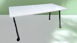 Steelcase - Schreibtisch - mobil - weiß - 160x80