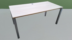 Gumpo - Schreibtisch - Klappfüße - Akazie - 160x80