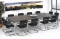 Preview: NEUWARE - Q-BIC - Konferenztisch - Gestell- / und Plattenfarbe wählbar - 320x160
