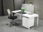 Preview: NEUWARE - Q-BIC - Schreibtisch - Gestell- / und Plattenfarbe wählbar - 200x100