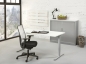 Preview: NEUWARE - Schreibtisch - Gestell- / und Plattenfarbe wählbar - 180x80