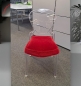 Preview: Pedrali - Queen 650 - Terrassen- / Gartenstuhl - mit Kissen rot