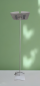 Preview: Deckenfluter- / Stehleuchte - grau - 4x55W