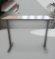 Preview: Hausmarke - Schreibtisch elektrisch höhenverstellbar - nussbaum - 160x80