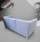 Preview: May - Sofa - 3-Sitzer - hellblau - 220x75x90
