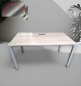 Preview: Steelcase - Schreibtisch - Akazie - 140x80