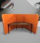 Preview: Brunner - Cellular - Schreibtisch- / Arbeitsplatz - Sicht- / Schallschutz - orange