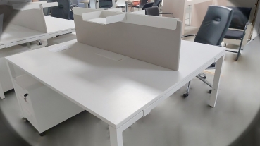 Vitra - WorKit - 2-er Arbeitsplatz - weiß - 160x160