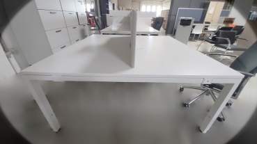 Vitra - WorKit - 2-er Arbeitsplatz - weiß - 160x160