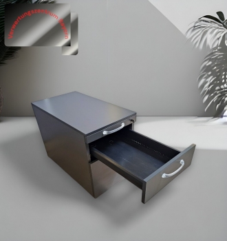 Preview: Steelcase - Rollcontainer - anthrazit - 3 Auszüge