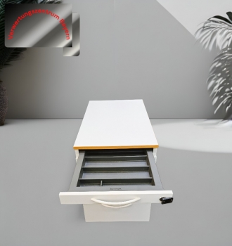 Steelcase - Rollcontainer - weiß - 4 Auszüge