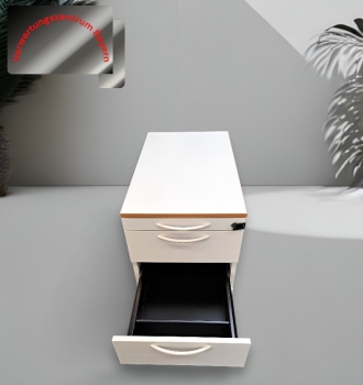 Steelcase - Rollcontainer - weiß - 4 Auszüge