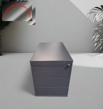 Haworth - Rollcontainer - anthrazit - 4 Auszüge