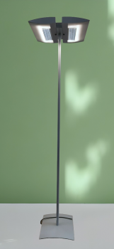 Deckenfluter- / Stehleuchte - grau - 4x55W