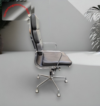 Replica - EA 219 Soft Pad - Drehstuhl - Leder - schwarz