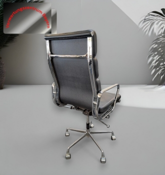 Replica - EA 219 Soft Pad - Drehstuhl - Leder - schwarz