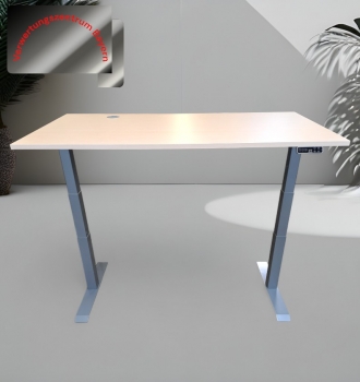 Preview: NEUWARE - Schreibtisch - elektrisch - Ahorn - 160x80