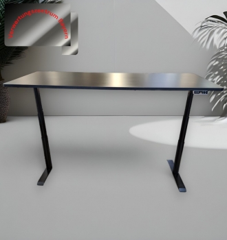 Preview: NEUWARE - Schreibtisch - elektrisch - schwarz - 200x80