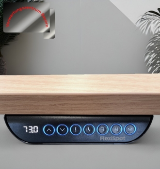 Preview: Neuware - Schreibtisch - elektrisch - Ahorn - 160x80