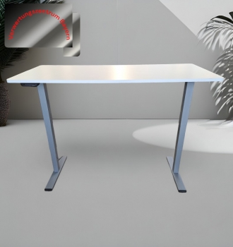 Preview: NEUWARE - Schreibtisch - elektrisch - weiß - 180x80