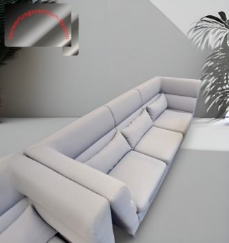 May - Sofa - 3-Sitzer - grau - 220x75x90
