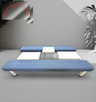 Steelcase - B-Free - 5-teilige Sitzecke - 2 x Sitzbank - 3 x Beistelltisch