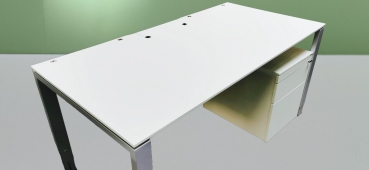 Vario - Schreibtisch - weiß - 160x80