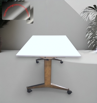 Preview: Mara - Timmy Tilting - Schreib- / Klapptisch - weiß - 120x80