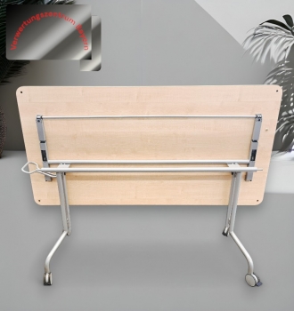 Klapp- / Schulungstisch - mobil - Ahorn - 160x80