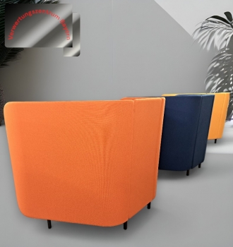 Preview: Brunner - Cellular - Schreibtisch- / Arbeitsplatz - Sicht- / Schallschutz - orange