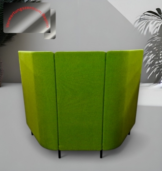 Preview: Brunner - Cellular - Schreibtisch- / Arbeitsplatz - Sicht- / Schallschutz - grün