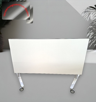 Wini - Klapptisch -Schreibtisch - Schulungstisch - weiß - mobil - 140x70