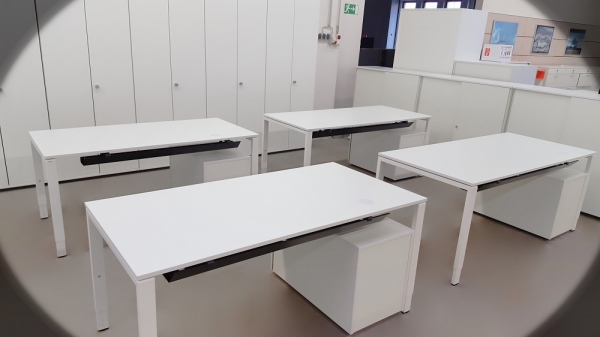 NEUWARE - Bene CT - Standcontainer - weiß - 4 Auszüge - 40 unter LP