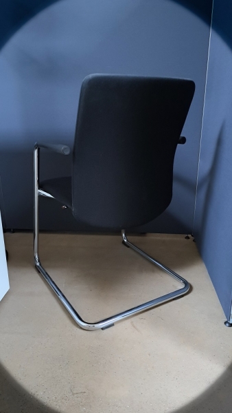 K+N - Stuhlset - 2 x Besucherstuhl - schwarz