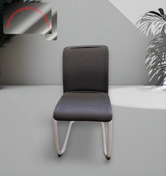 Steelcase - Freischwinger - stapelbar - schwarz