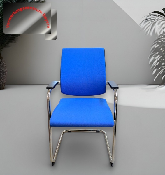 Sedus - Black Dot - bd-233 - Freischwinger - Besucherstuhl - hellblau