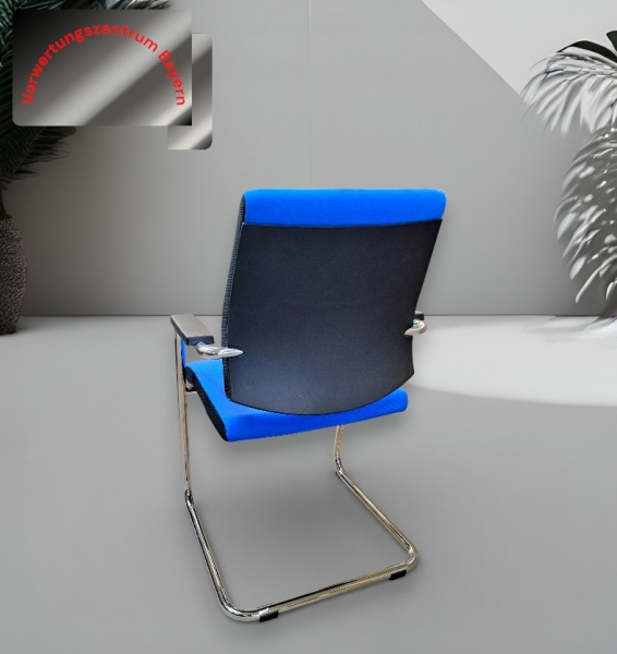 Sedus - Black Dot - bd-233 - Freischwinger - Besucherstuhl - hellblau