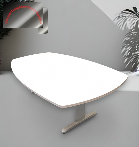 Hausmarke - NEUWARE - Besprechungstisch - weiß - 240x120