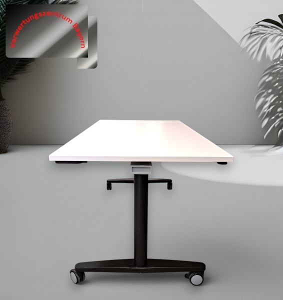 VS - Besprechungstisch - Klapptisch - mobil - weiß - 160x80
