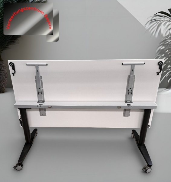 VS - Besprechungstisch - Klapptisch - mobil - weiß - 160x80