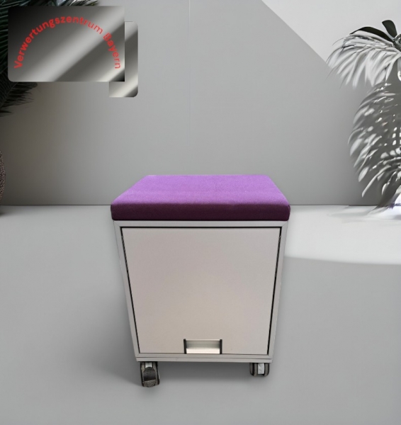 Steelcase - Flexbox - mobil - Sitzkissen - grau-lila