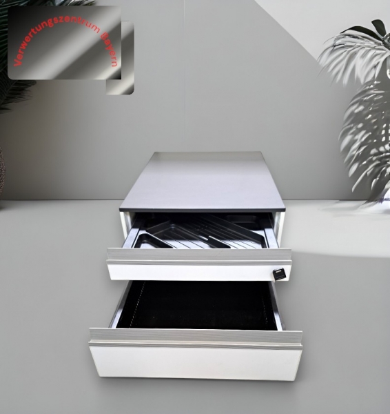 Hali - Rollcontainer - weiß-anthrazit - 4 Auszüge