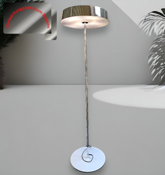 Deckenfluter - chrome - dimmbar - Ø 58 cm - Höhe: 200 cm