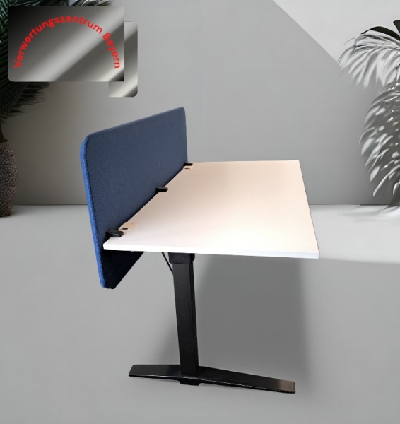 K+N - Schreibtisch - elektrisch höhenverstellbar - weiß - 160x80