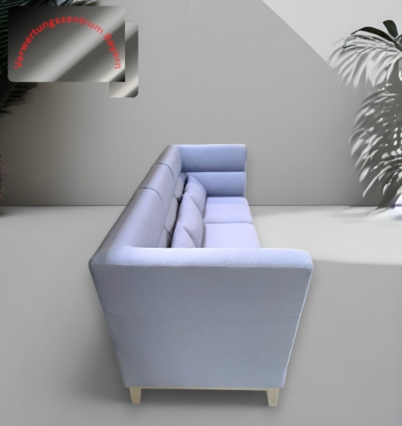May - Sofa - 3-Sitzer - hellblau - 220x75x90