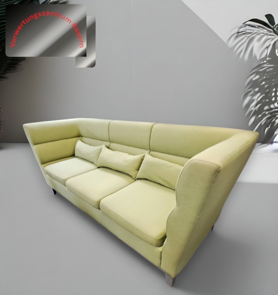 May - Sofa - 3-Sitzer - grün - 220x75x90