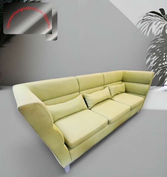 May - Sofa - 3-Sitzer - grün - 220x75x90